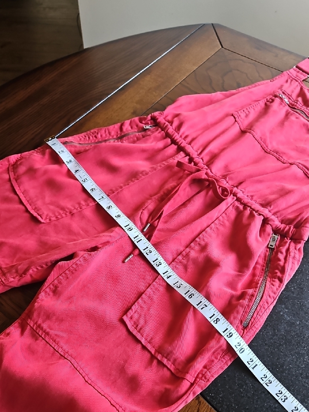 Wilfred Free Red Valletta Cropped Overalls Size S  NWOT - Picture 14 of 16